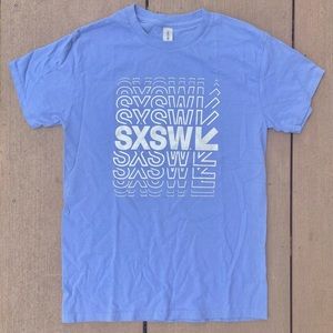 Rare SXSW Periwinkle Staff Shirt, New